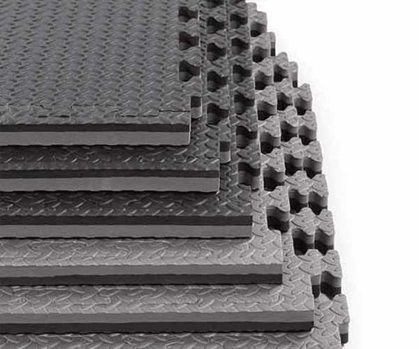 Interlocking EVA Foam Floor Mats (100 × 100 cm, 2 cm Thick: 9-Tile 10 × 10 ft Set)
