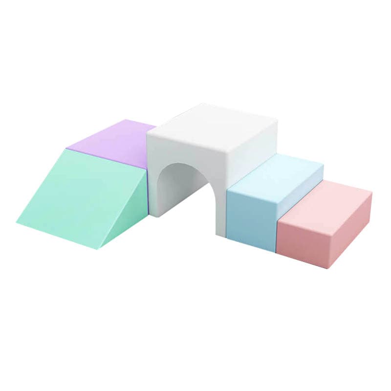 Pastel Arch Bridge & Steps Climber Set (5 ft 11 in × 2 ft 7.5 in)